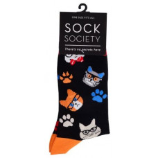 Cool Cat Socks - Black